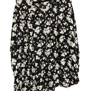 Lane Bryant Floral Black and White Dress - Crinkle Material